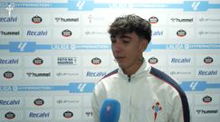 El centrocampista del Celta Fortuna Hugo Cuenca, tras el partido ante el Tenerife.