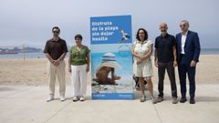 Presentaci�n campa�a  Goza da praia sen deixar pegada 
