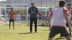 Sergio Gonz�lez en un entrenamiento