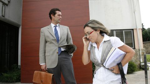 Consuelo Castro y Javier Surez (foto del 2008) defendieron al Estado desde el 2005 en el caso Prestige. Ella dirige ahora la Abogaca General del Estado. l es el jefe del organismo en Galicia.