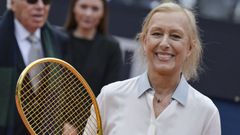 La tenista Martina Navratilova, en una imagen del pasado mayo