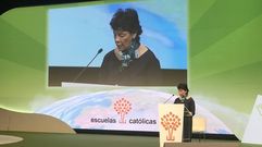 Isabel Cela� durante la inauguraci�n del congreso de Escuelas Cat�licas