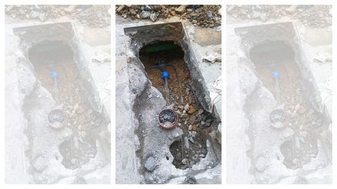 Rotura de la tubería en Ares