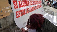 Acampados en la Puerta del Sol de Madrid