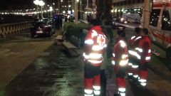 Imagen de archivo de servicios de emergencias en el paseo mar�timo