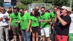 Xurxo Souto, pregonero de la Festa do Mar de Combarro