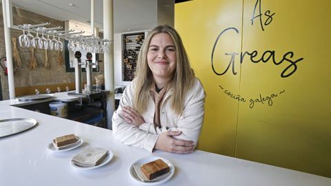 Sara Sorey hace un ao que abri su restaurante en el local donde trabajaba como camarera