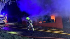 Intervenci�n de SPEIS Nar�n en un incendio de la Feira do Trece.