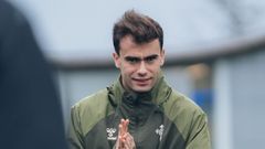 �lvaro N��ez, en sus primeros d�as como futbolista del Celta.