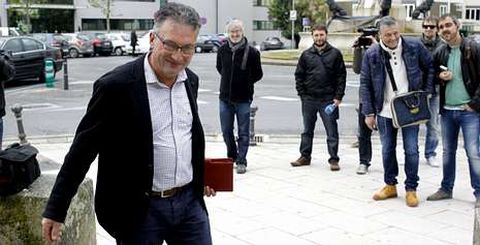 El alcalde de Pedrafita, Jos Luis Raposo, se mostr satisfecho y aliviado al conocer que el fiscal retiraba las acusaciones. 