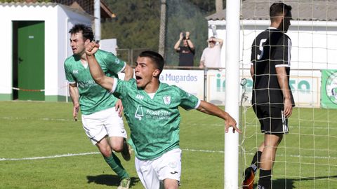 El gol de Vicente en la ida prendi� la mecha de la ilusi�n en el Galicia de Mugardos. 