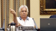 Antonio Mart�n Marug�n, durante la comparecencia de la comisi�n