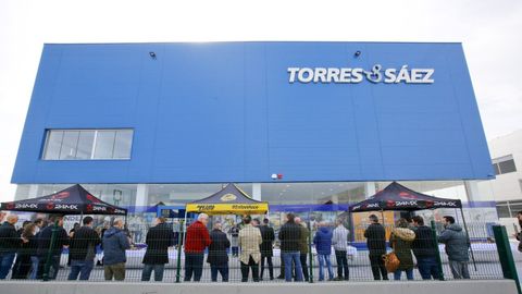 Inauguraci�n de las instalaciones de Torres & S�ez en el parque empresarial de As G�ndaras, en Lugo, en febrero del 2019. 