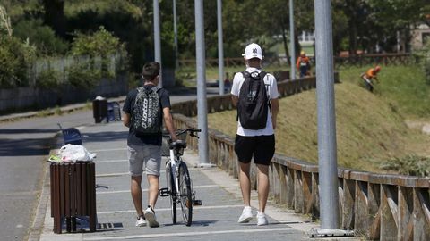 Las im�genes del primer d�a de la fase 2 de la desescala en Barbanza