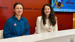 Mar�a Paz, presidenta de la Coordinadora Galega de ONGD, present� este jueves la programaci�n junto con la concejala de Benestar Social (Compostela Aberta), Mar�a Rozas.