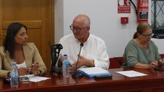 Santiago Freire particip� este jueves en su �ltimo pleno como concejal del PP de Noia.