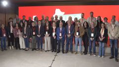 La ejecutiva provincial del PSOE que sali del congreso de mayo, con Jos Tom como secretario provincial