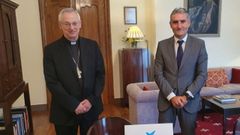 Vicente Centelles y el Obispo de Lugo confirmaron su colaboraci�n en un encuentro