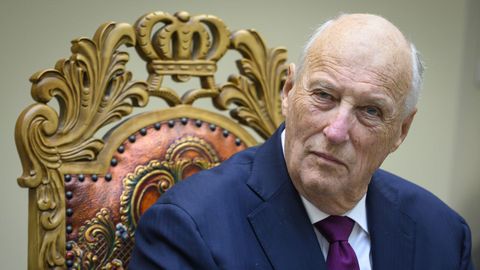 El rey Harald V de Noruega en una imagen de archivo