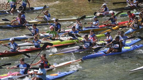  El Descenso Internacional del Sella, con su tradicional recorrido entre Arriondas y Ribadesella a lo largo de veinte kilmetros, celebra su 85 edicin este sbado