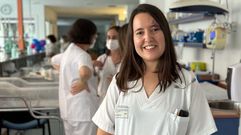 Luc�a Rodr�guez es pediatra en la unidad de neonatos del CHUO.