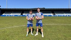 Chus Ruiz y Pol Bassa, canteranos mari�anos y jugadores de la Gimn�stica Torrelavega.