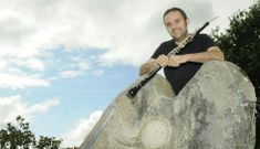 Benxam�n Otero, nunha instant�nea captada onte nas instalaci�ns do auditorio lalinense. 