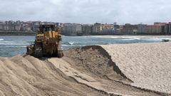 As� se trabaja en la eliminaci�n de la duna