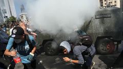 Protestas en Santiago de Chile