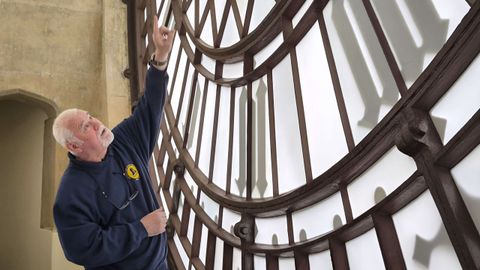 Ian Westworth, relojero oficial del Gran Reloj del Big Ben