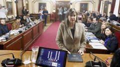 Mar&iacute;a Reigosa durante su toma de posesi&oacute;n el a&ntilde;o pasado