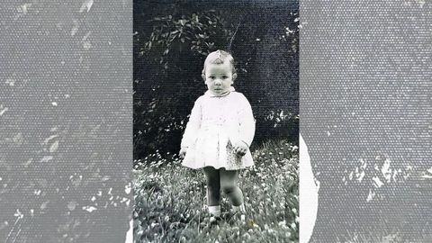 Esther Llamazares, candidata del PP a la alcald�a de Avil�s, de ni�a