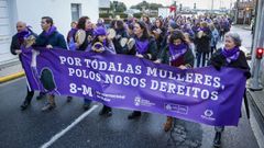 Imagen de la manifestacin realizada en A Pobra el pasado ao.