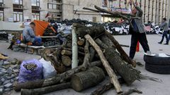 Barricada en Donetsk