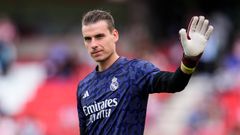 Andriy Lunin.Andriy Lunin, guardameta del Real Madrid