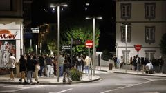 Imagen de archivo de la movida nocturna en Santiago