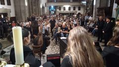 Detalle del concierto que ofreci el Coro del Conservatorio de Msica en la iglesia de las Concepcionistas