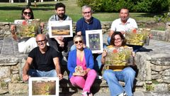 Representantes municipales de Ames y del colectivo empresarial Xea presentaron el concurso de fotograf�a