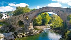 El Puente Romano, en Cangas de On�s