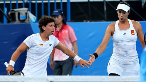 Carla Suárez y Garbiñe Muguruza