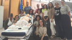 Grupo de simulaci�n in situ del Hospital P�blico da Mari�a, en Burela, integrado por personal m�dico y de enfermer�a de Urgencias, Cardiolog�a, Pediatr�a y Anestesiolog�a