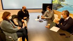La reuni�n se celebr� en la sede del PP de Pontevedra