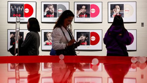 Fans del grupo k-pop BTS en Corea del Sur