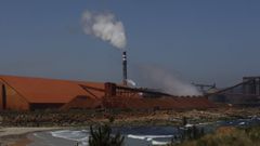 Vistas de la f�brica de Alcoa San Cibrao