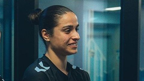La futbolista de As Celtas Elena P�rez.