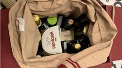 La cesta de Navidad de Inditex del pasado a�o.