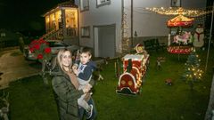 Las casas de Barbanza iluminan la Navidad