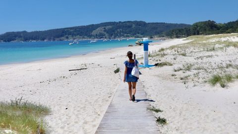 Playa de Nerga, en O Morrazo