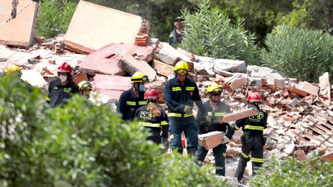 Unos 160 agentes de rescate trabajaron en las labores de b�squeda