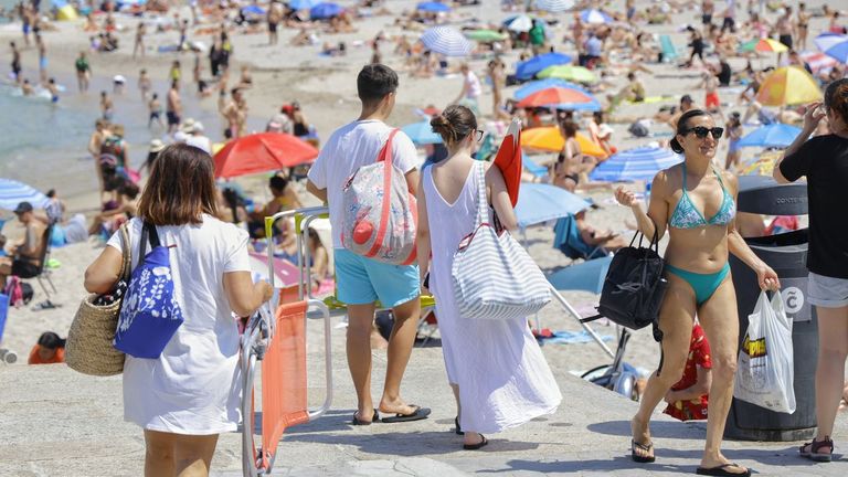 A Coru&ntilde;a se derrite con su r&eacute;cord hist&oacute;rico en junio al superar los 35 grados